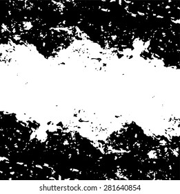 Grunge texture background. Black texture on white background. Editable Vector 