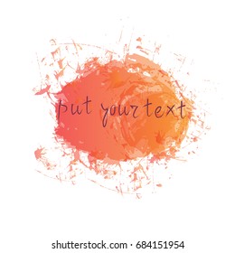 Grunge Texture Background Colorful Banner With Copy Space Vector Illustration