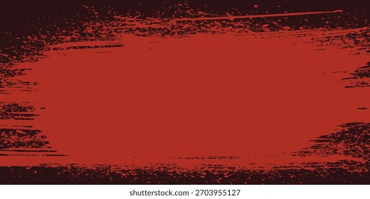 Fundo de textura grunge. Angustiado áspero escuro abstrato texturizado. Preto isolado em vermelho. 