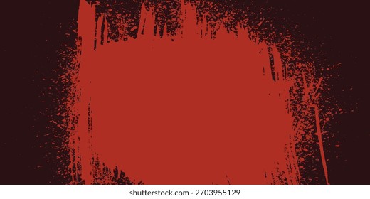 Grunge texture background. Distressed rough dark abstract textured. Black isolated on red. 