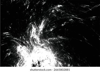 Grunge texture background featuring abstract distressed surface with rough scratched details, dirty dark black and white cracked vintage worn old damaged messy paint splatter, artistic overlay pattern