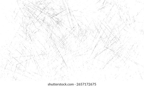 Fondo de textura grunge con arañazos caóticos finos. Abstractas patrón de superposición angustiado. Adecuado para carteles, gráficos e impresiones.