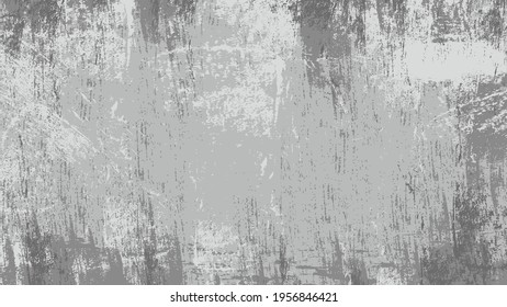 Grunge texture Background. Grey Scratches and cracks on wall. Vector illustration