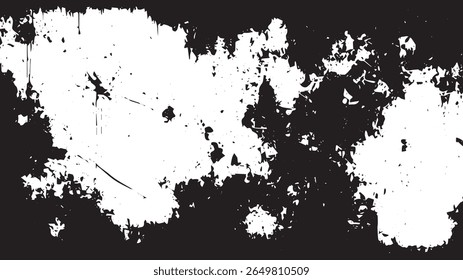Grunge Texture Background with Ink Splatter and Distressed Edges for Photo Masking and Overlay Design