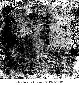 Grunge Textur-Hintergrund-Overlay auf Schwarz-Weiß