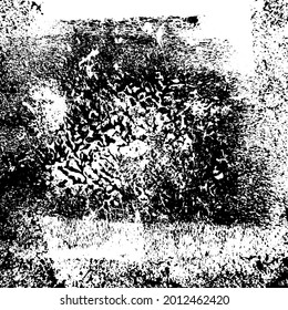 Grunge Texture Background Overlay in Black and White