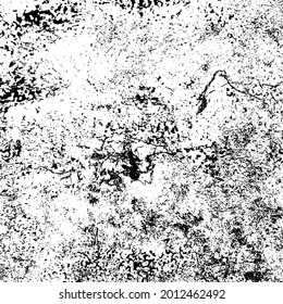 Grunge Texture Background Overlay in Black and White