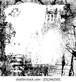 Grunge Textur-Hintergrund-Overlay auf Schwarz-Weiß