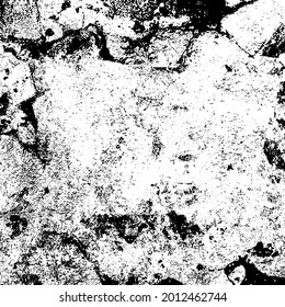 Grunge Texture Background Overlay in Black and White