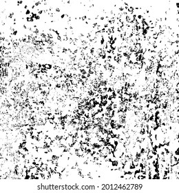 Grunge Texture Background Overlay in Black and White