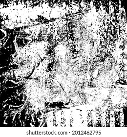 Grunge Texture Background Overlay in Black and White