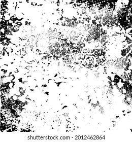 Grunge Textur-Hintergrund-Overlay auf Schwarz-Weiß