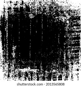 Grunge Texture Background Overlay in Black and White