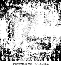 Grunge Texture Background Overlay in Black and White
