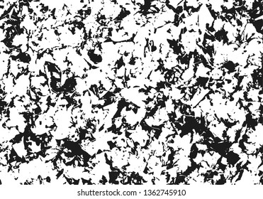 Grunge texture background. Vector illustration. Abstract textured black background