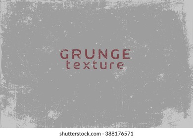 Grunge Texture. Grunge Background. Vector Template. Old Style.