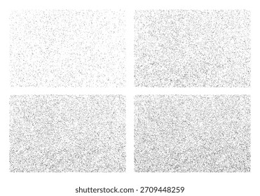 Grunge Textur Hintergründe mit verstreuten Rauschmuster Kollektion