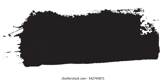 Grunge texture. Black brush on white. Vector template. Urban Background. Dust Overlay Distress Grain. Hand drawn illustration. Abstract shape for your design or scrapbook. 
