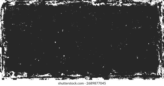 Fondo de textura de papel. Grunge blanco y negro. Textura de superposición de tensión. Polvo superficial Abstractas y concepto de fondo de pared sucia áspera. Efecto desgastado, desgarrado y desgastado. Ilustración vectorial, EPS 10.