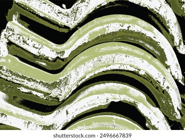 Grunge Textura negro y verde Vector ilustrado Fondo