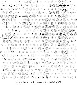 Grunge Texture with Black Halftone Dots .  Distress