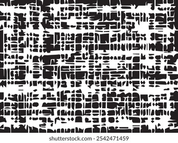 Grunge texture with black lines on a white background
