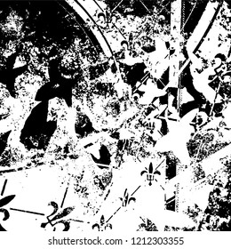 Grunge texture black and white
