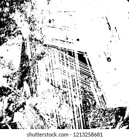 Grunge texture black and white