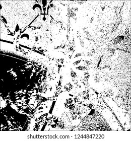 Grunge texture black and white