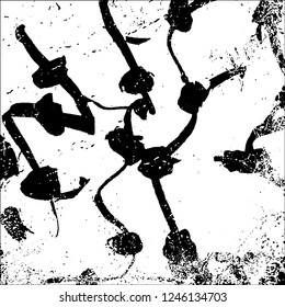 Grunge texture black and white