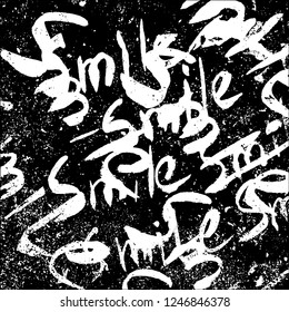 Grunge texture black and white