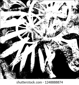 Grunge texture black and white
