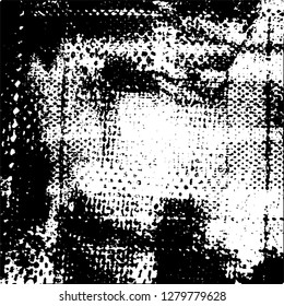 Grunge texture black and white