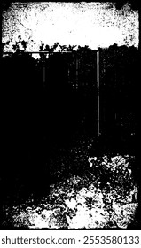 Grunge texture in black and white