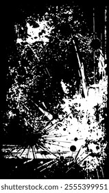 Grunge texture in black and white