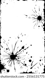 Grunge texture in black and white