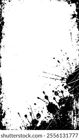Grunge texture in black and white