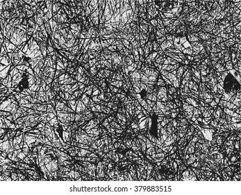 Grunge texture in black and white. 