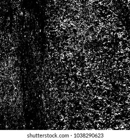 Grunge texture black and white. Abstract monochrome background of cracks, chips, lines, spots. Urban style vector pattern