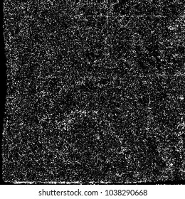 Grunge texture black and white. Abstract monochrome background of cracks, chips, lines, spots. Urban style vector pattern