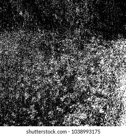 Grunge texture black and white. Abstract monochrome background of cracks, chips, lines, spots. Urban style vector pattern