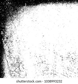 Grunge texture black and white. Abstract monochrome background of cracks, chips, lines, spots. Urban style vector pattern
