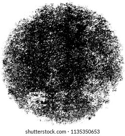 Grunge texture black and white. Abstract spot isolated
