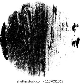 Grunge texture black and white. Abstract spot isolated
