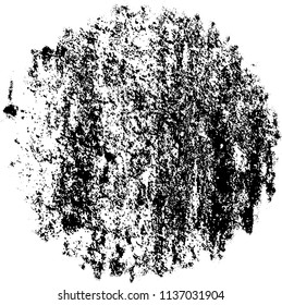 Grunge texture black and white. Abstract spot isolated