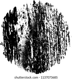 Grunge texture black and white. Abstract spot isolated