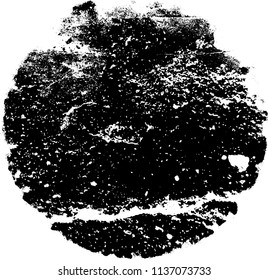 Grunge texture black and white. Abstract spot isolated