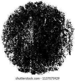 Grunge texture black and white. Abstract spot isolated