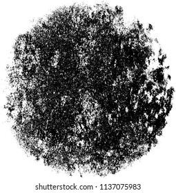 Grunge texture black and white. Abstract spot isolated