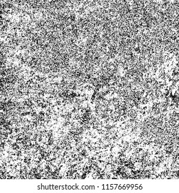 Grunge texture is black and white. Abstract vector background